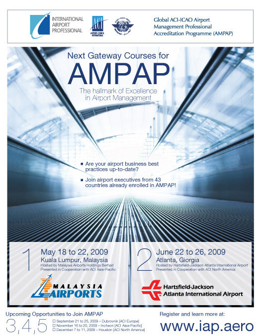 Advertising poster for online course. Client: IAP (International Airport Professional)