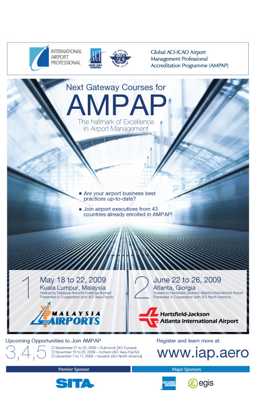 Advertising poster for online course. Client: IAP (International Airport Professional)