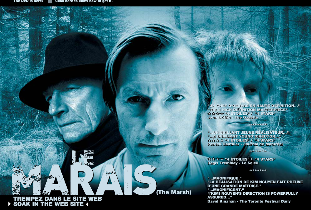 “Le Marais” animated (Flash) movie website. Client: Kim Nguyen