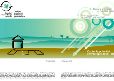 Animated website. Client: CGC (Canadian GeoExchange Coalition)