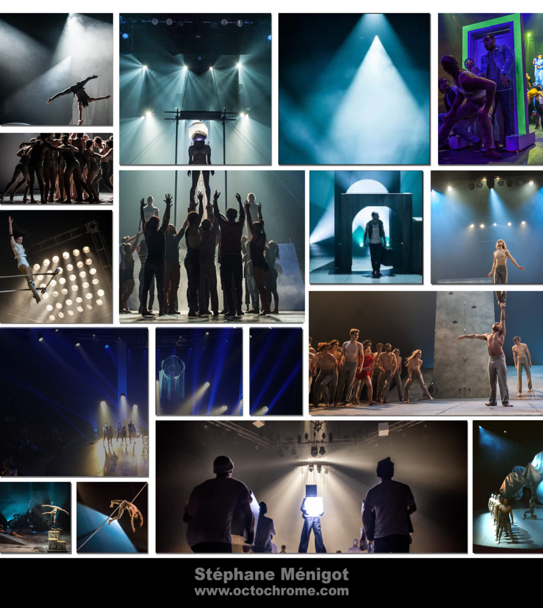 Photo montage (circus). Client: Octochrome