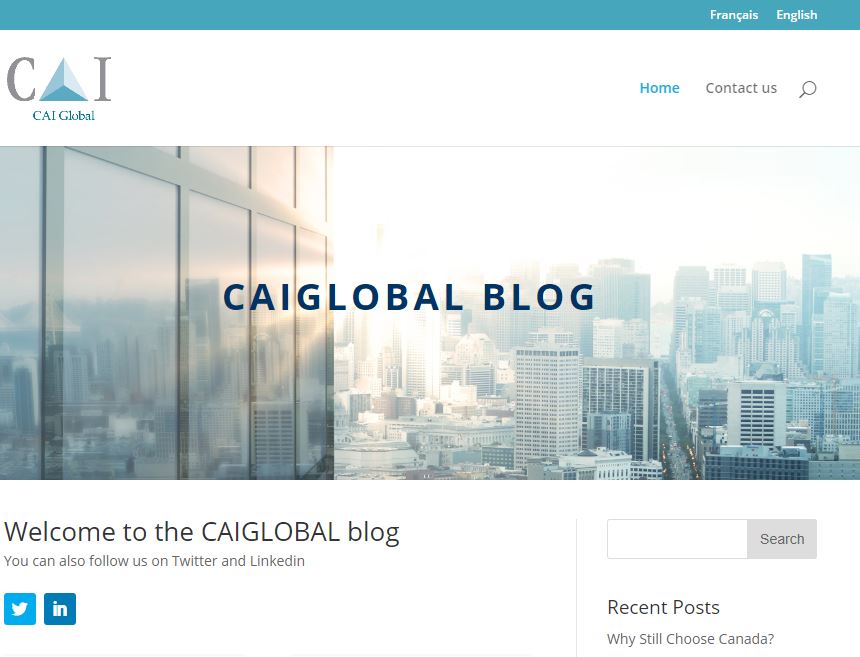 Blog. Client: Cai Global